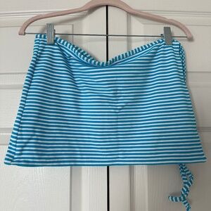 Solid and Striped Blue striped Bathing Suit Coverup